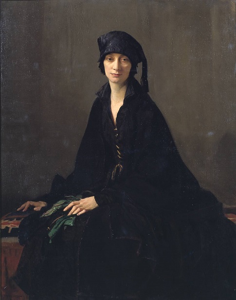 A Lady in Black 1922 by George Spencer Watson  Tate Britain
